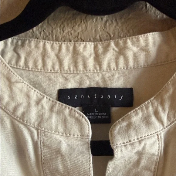 Sanctuary Cream Short Sleeve Romper - Picture 4 of 5